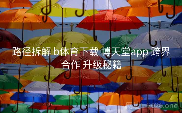 路径拆解 b体育下载 博天堂app 跨界合作 升级秘籍