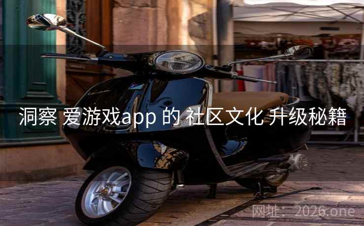洞察 爱游戏app 的 社区文化 升级秘籍