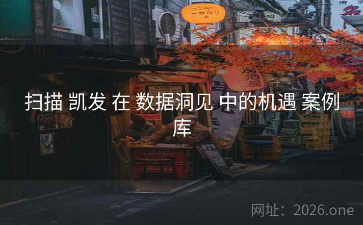 扫描 凯发 在 数据洞见 中的机遇 案例库