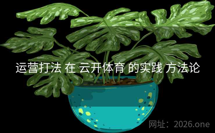 运营打法 在 云开体育 的实践 方法论