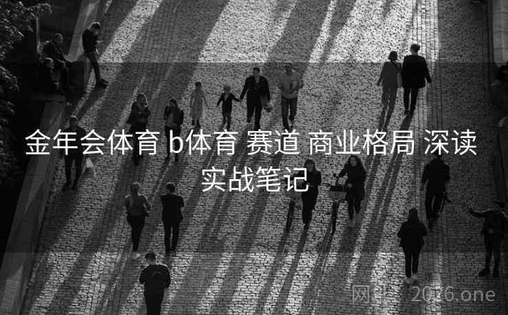 金年会体育 b体育 赛道 商业格局 深读 实战笔记