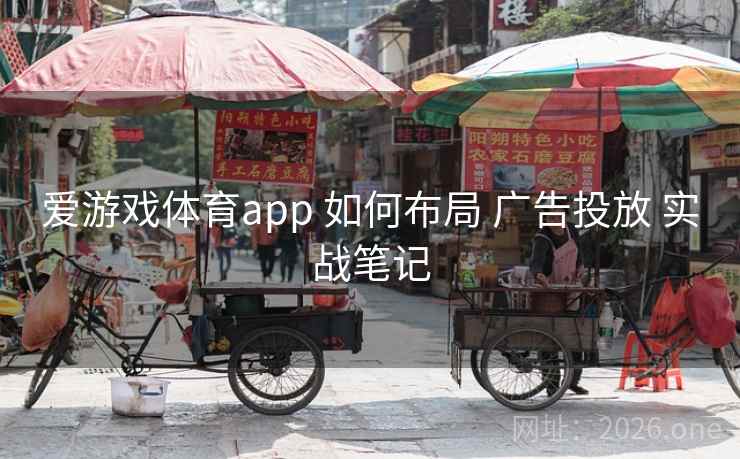 爱游戏体育app 如何布局 广告投放 实战笔记