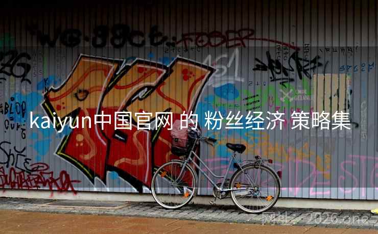 kaiyun中国官网 的 粉丝经济 策略集